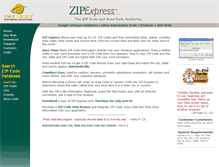 Tablet Screenshot of getzips.com
